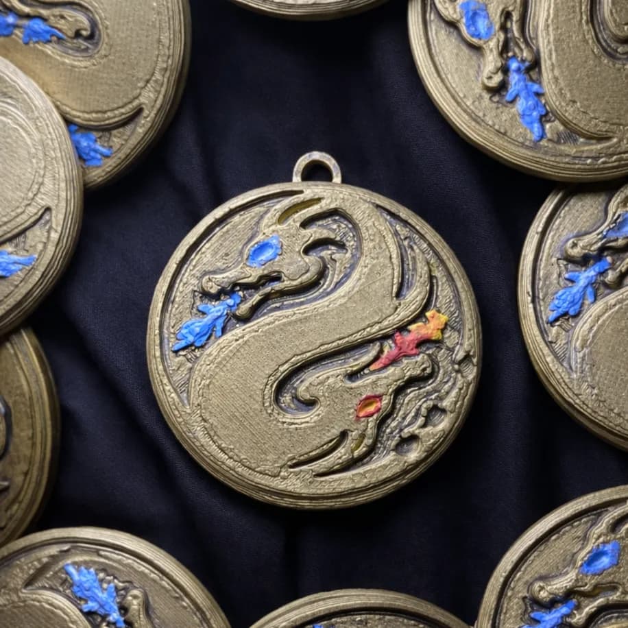 MORTAL KOMBAT MADALYON - 5 CM ANAHTARLIK